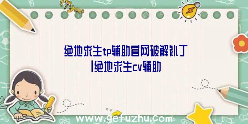 「绝地求生tp辅助官网破解补丁」|绝地求生cv辅助